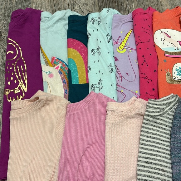 Cat & Jack Girls Long Sleeve Bundle of 20 pieces - Picture 4 of 11